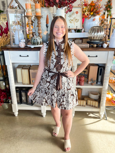 Entro Brown Addyson Dress