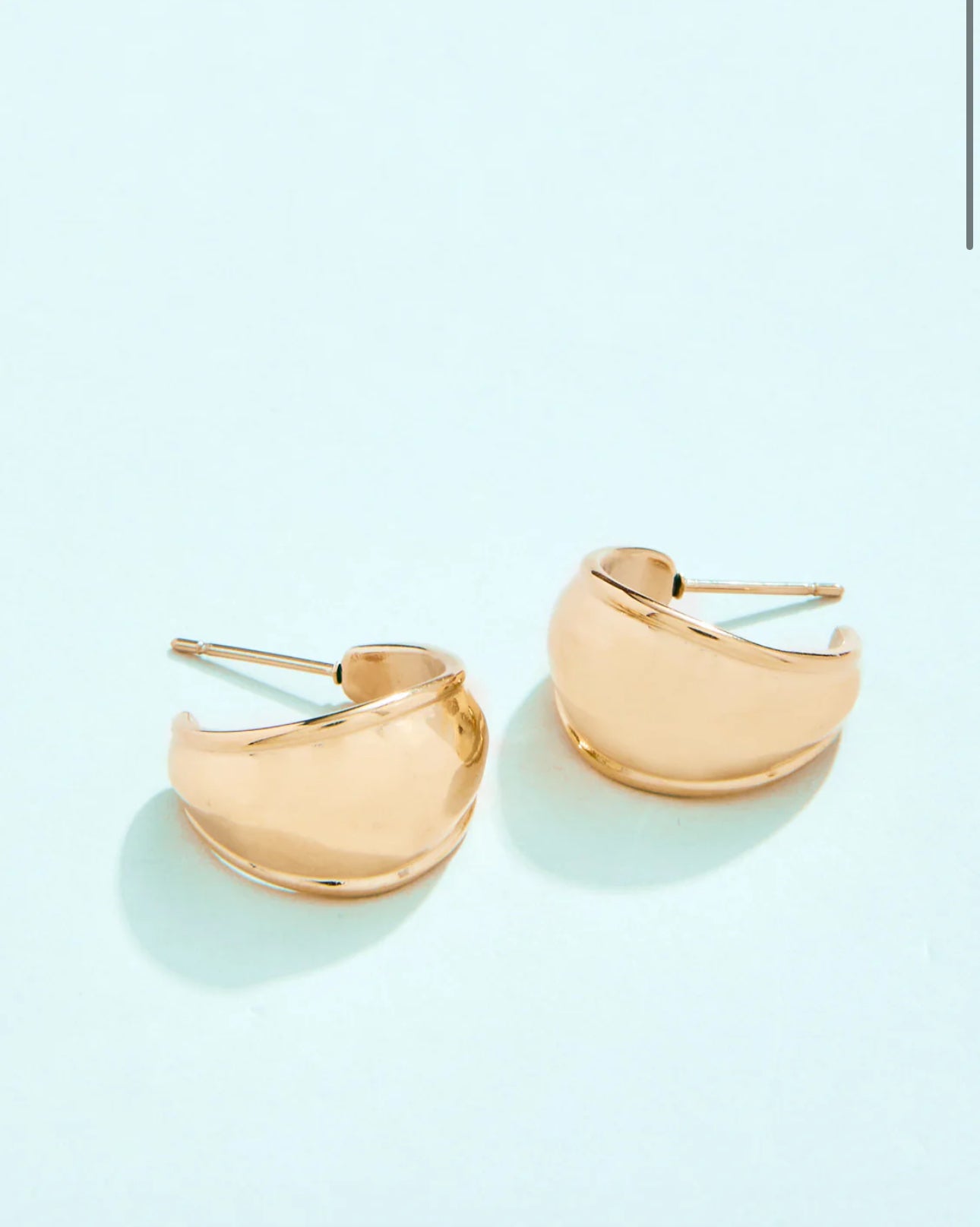 Spartina SP Hawser Hoop Earrings Gold