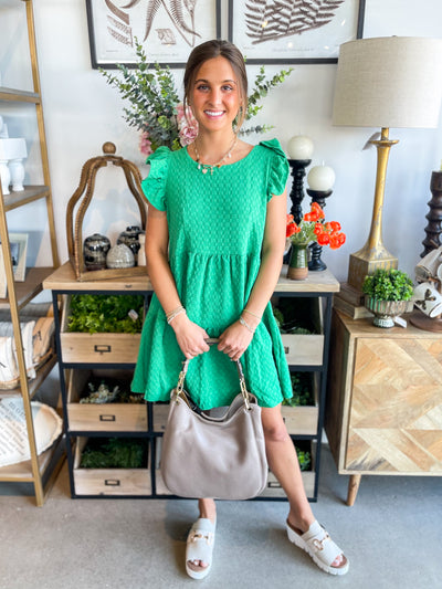 Umgee Green Avani Dress