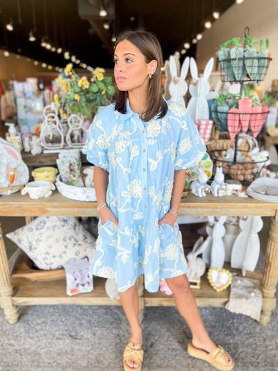 Light Blue Malli Dress
