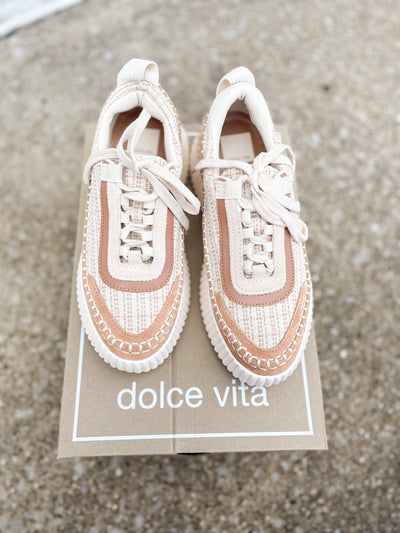 Dolce Vita Dolen Brown Multi Woven Shoes