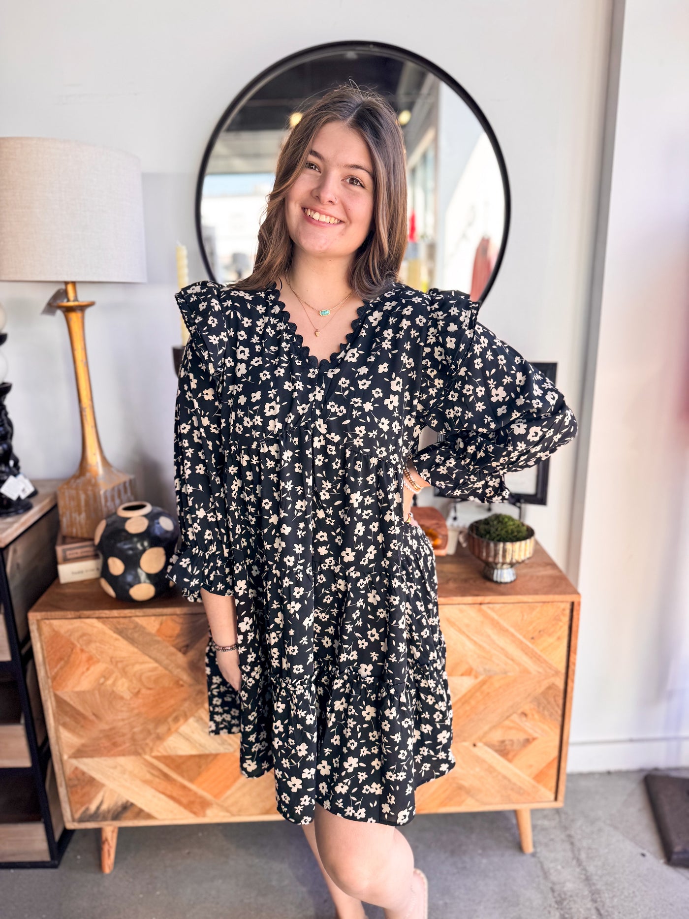 Black Mix Dalli Dress