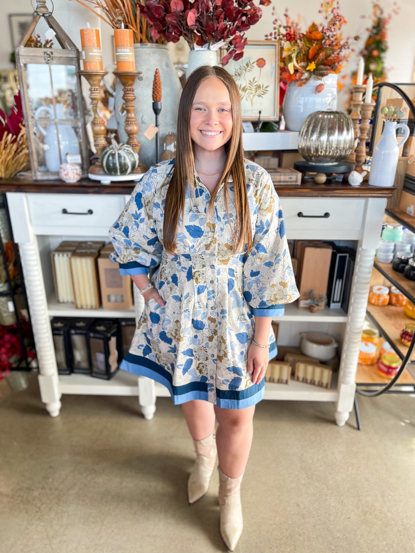 Entro Blue Lucia Dress