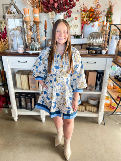 Entro Blue Lucia Dress