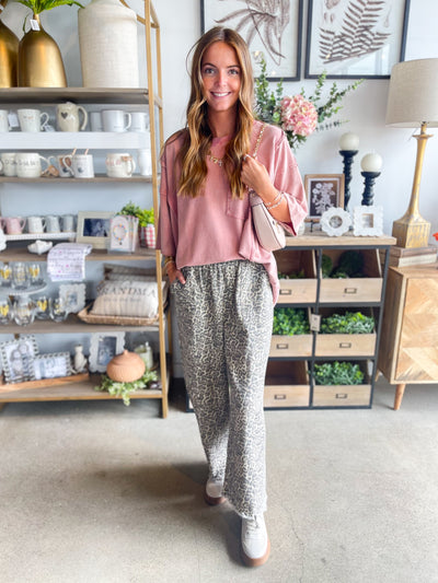 Jodifl Tan Print Wesley Pant