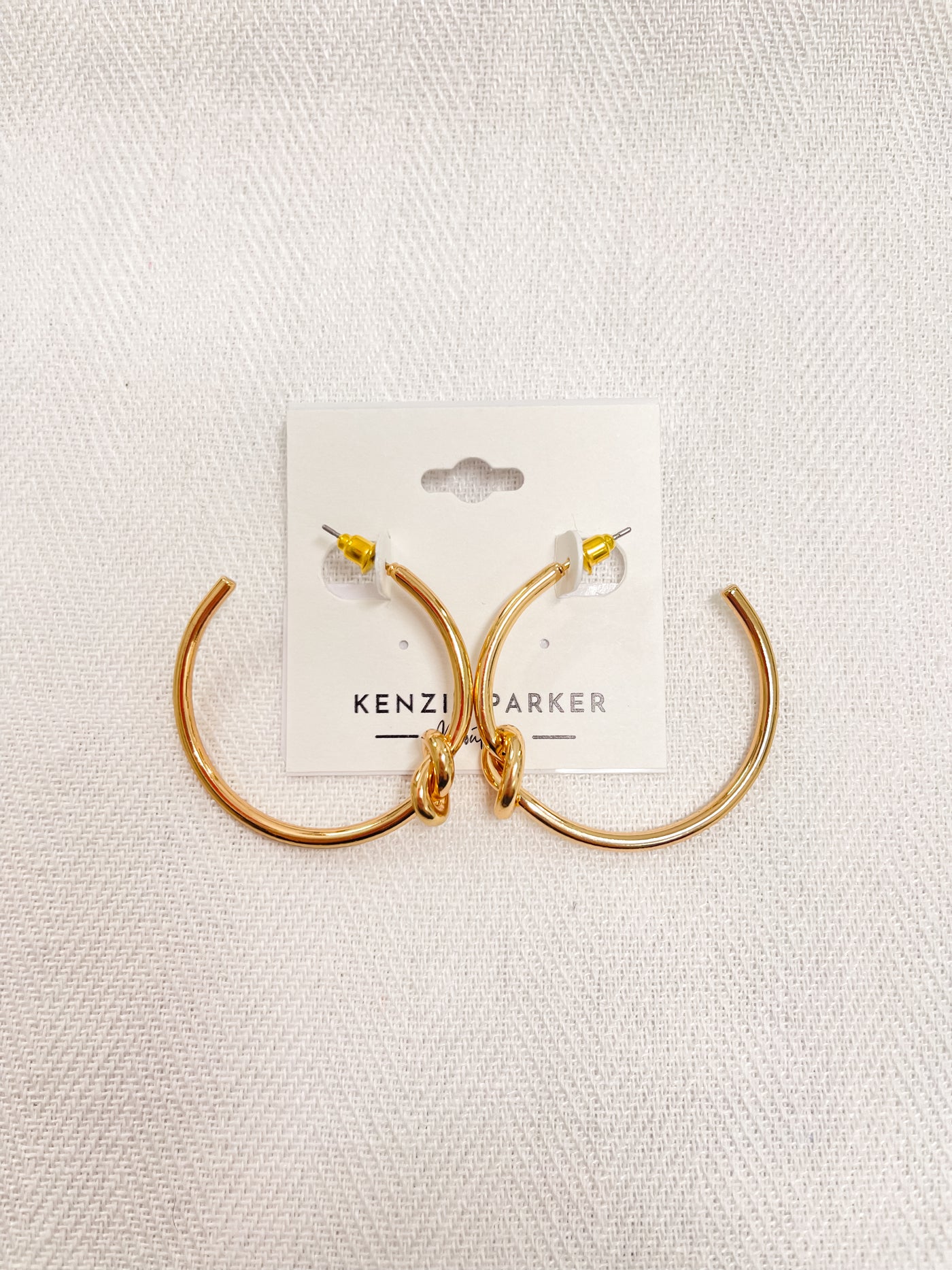 Lilly Love Knot Hoops