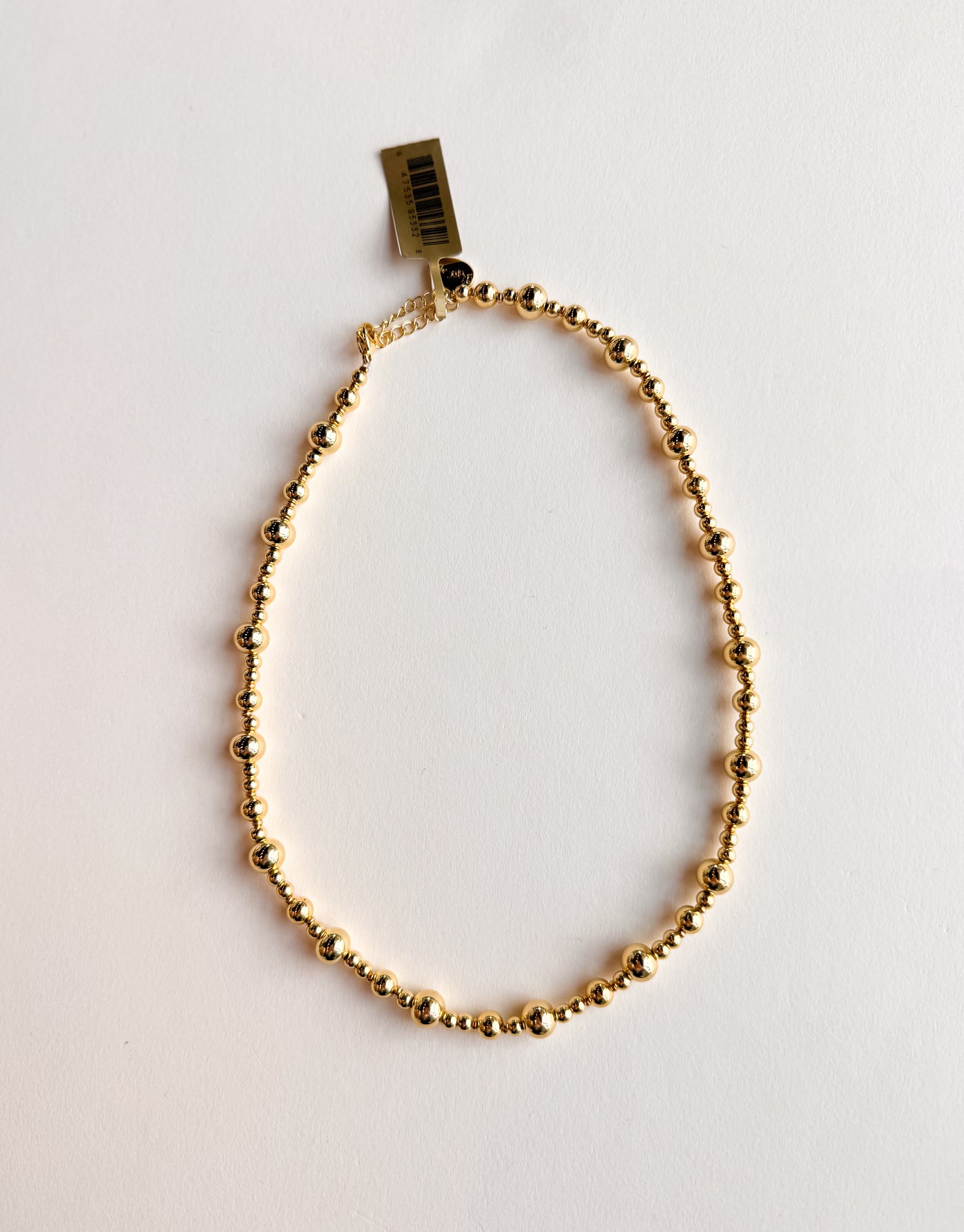 Water Resistant 4,6,8mm Gold Necklace
