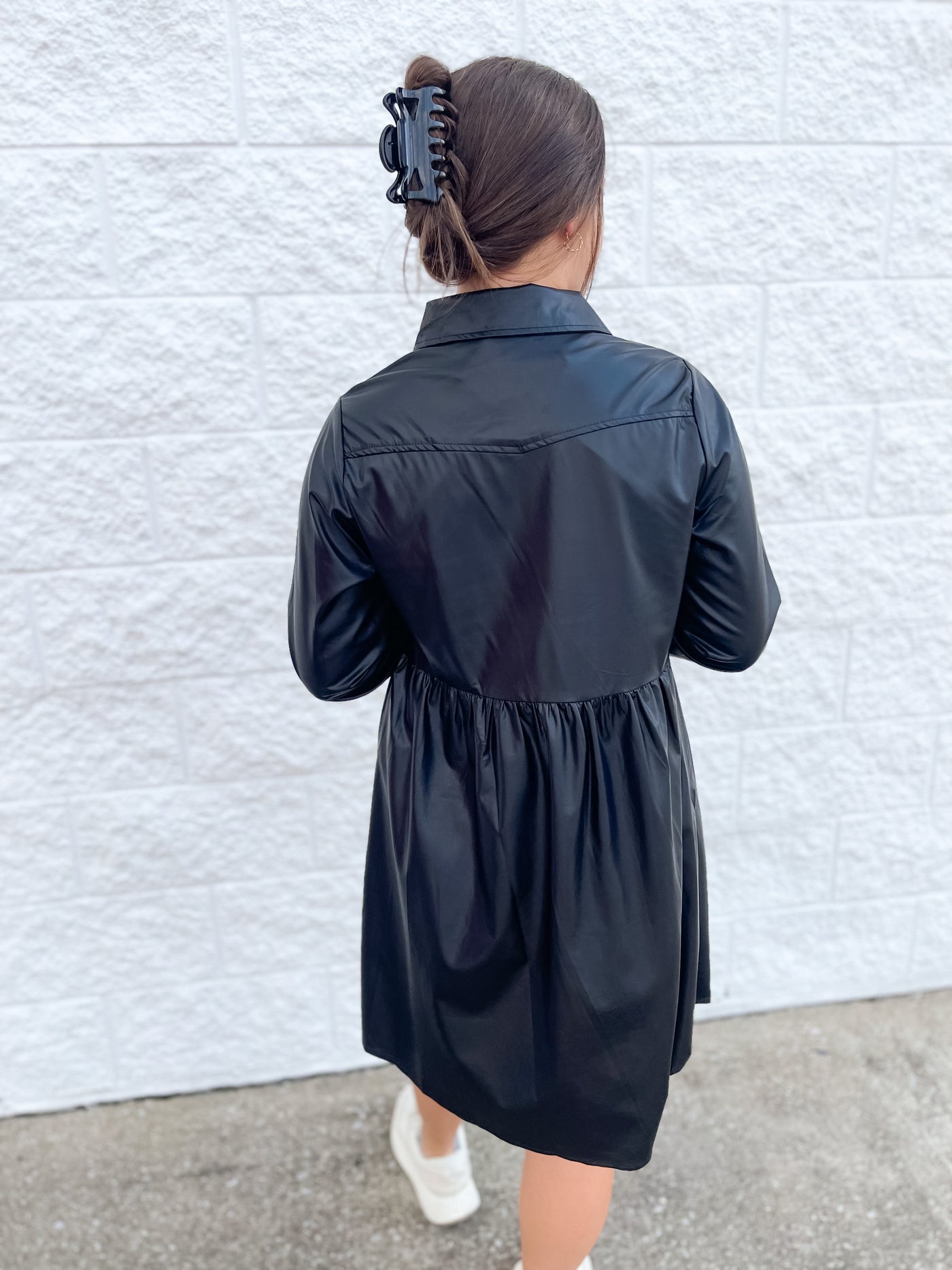 Black Faux Nance Dress