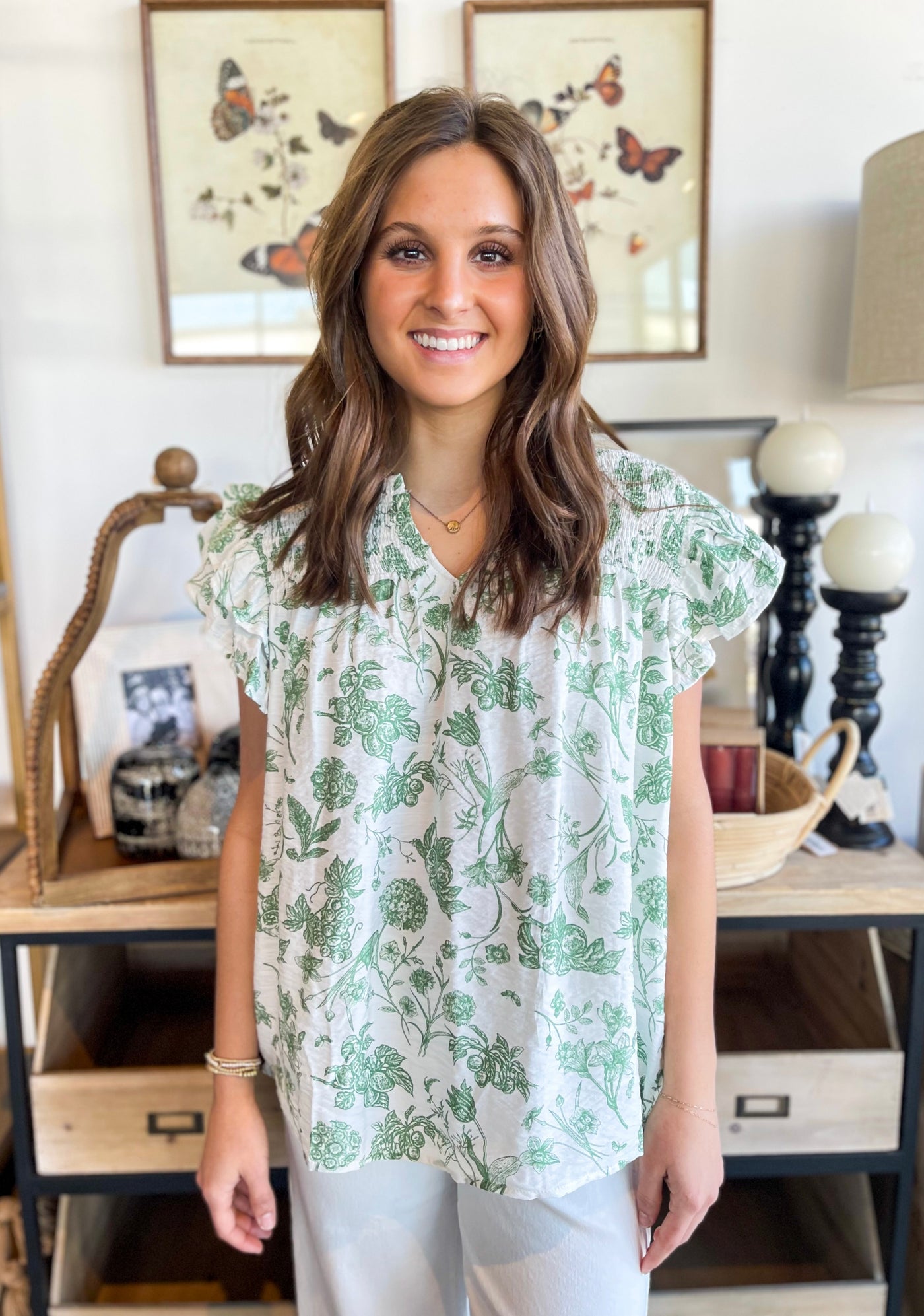 Umgee Green Taigen Top