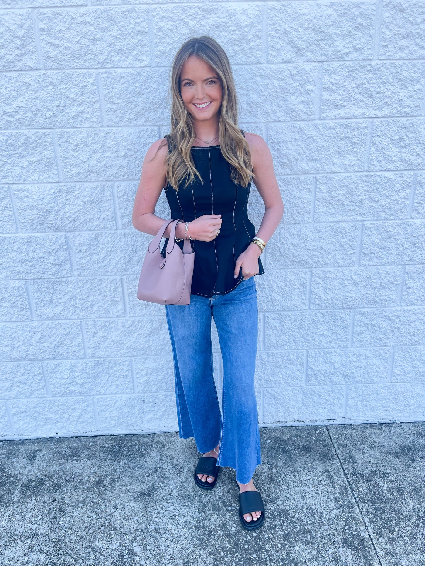 JBD Wide Leg Flare Crop Jean – Kenzie Parker