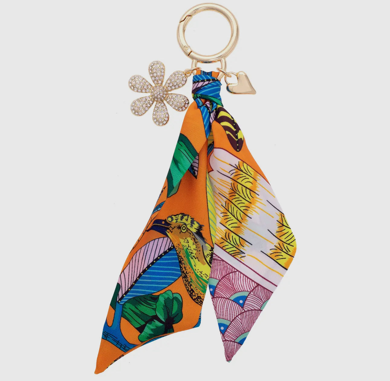 Scarlett Pave Daisy Twill Bag Charm