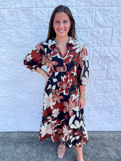Umgee Rust Mix Shona Dress