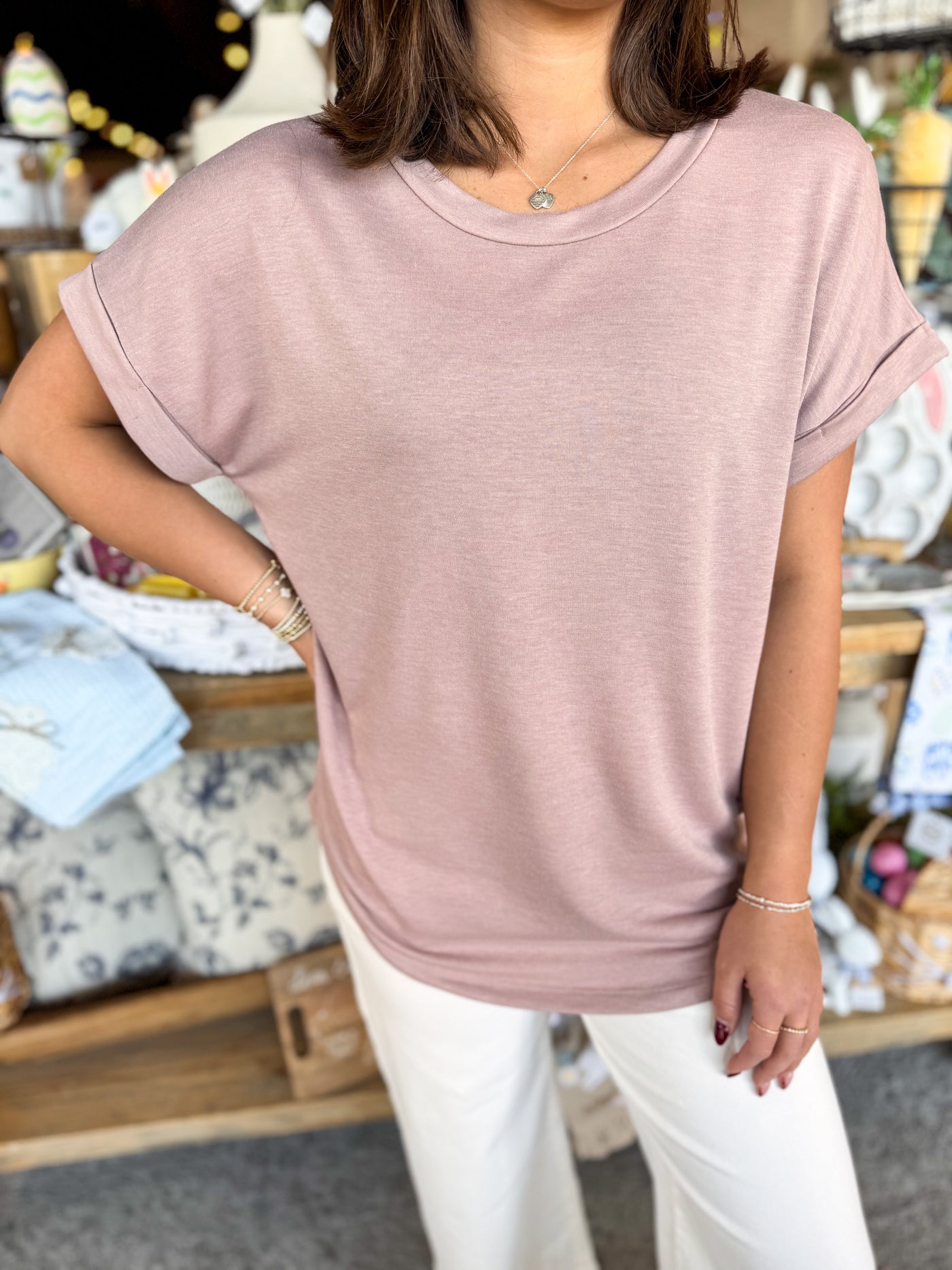Dusty Rose Zoe Top