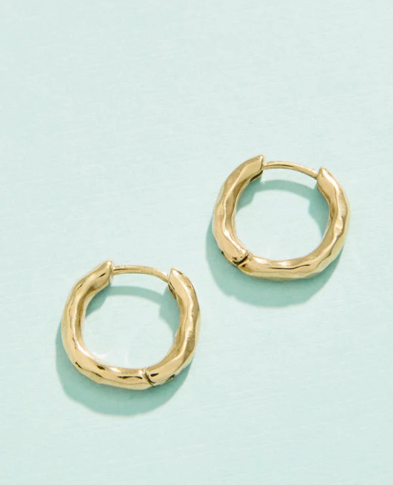 Spartina SP Moonglade Huggie Hoop Earrings 12mm Gold