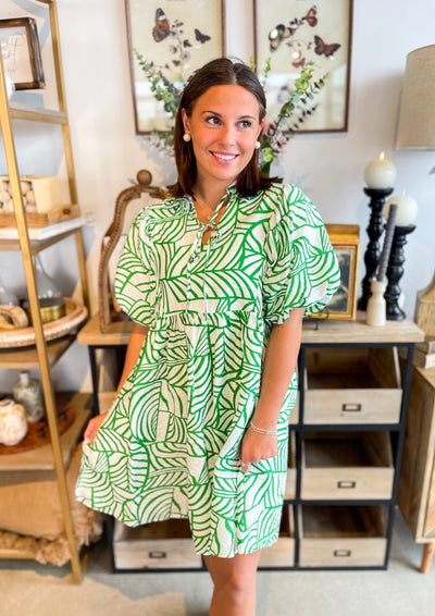 Green Adelle Dress
