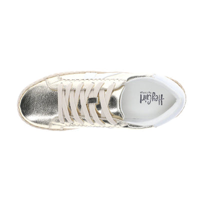 Corky’s Friend Zone Gold Crinkle Sneaker