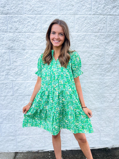 Mawiyah Floral Print Tiered Dress