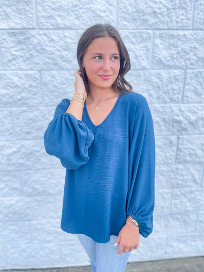 Lucia Teal Top
