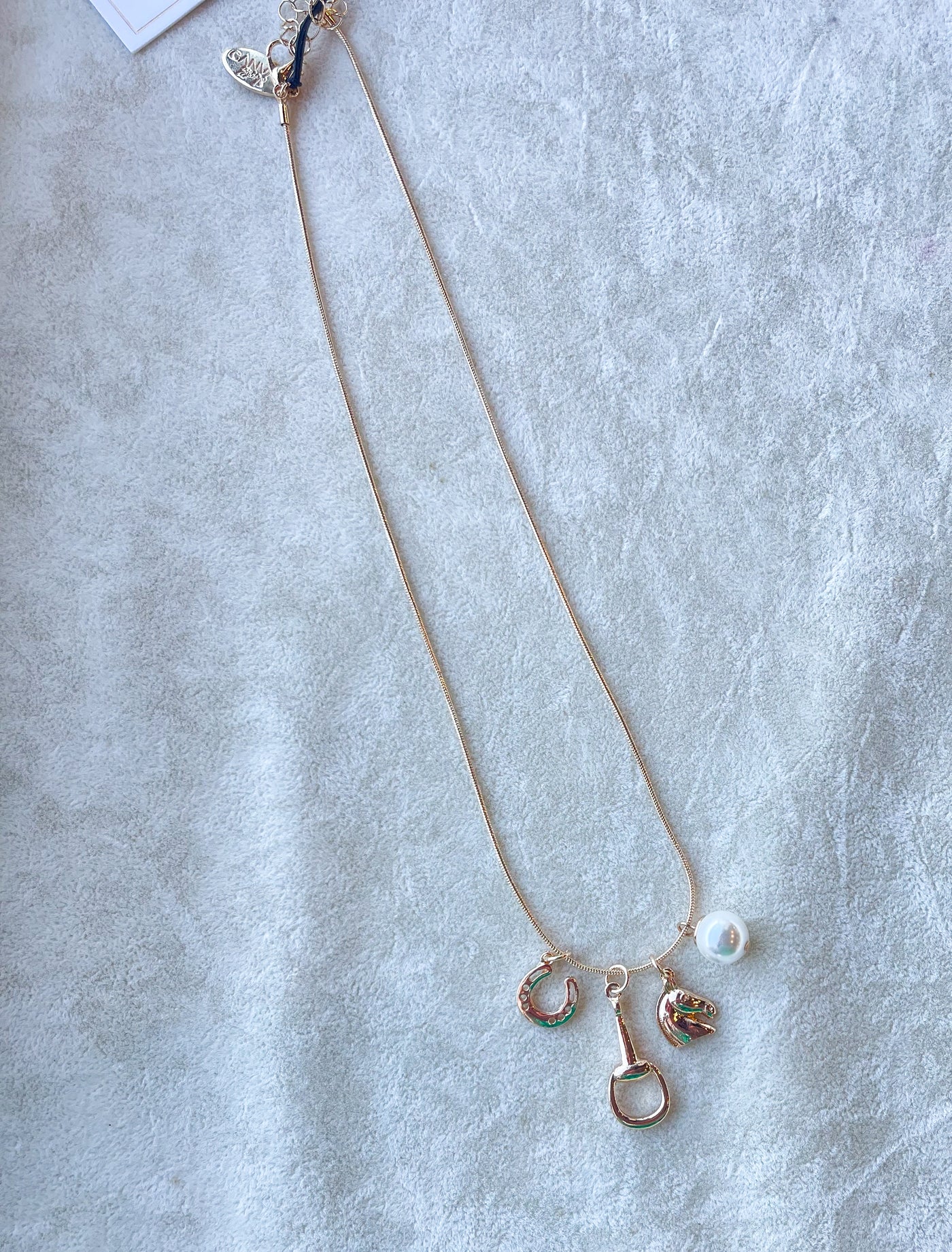 Stevie Equestrian Lucky Charms Necklace