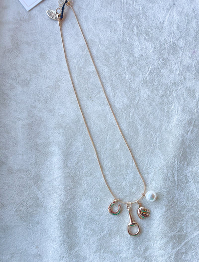Stevie Equestrian Lucky Charms Necklace