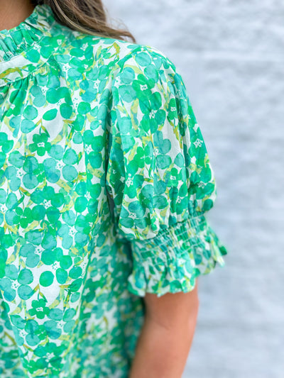 Mawiyah Floral Print Tiered Dress