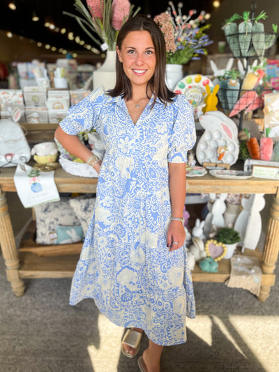 Umgee Blue Orchid Dress