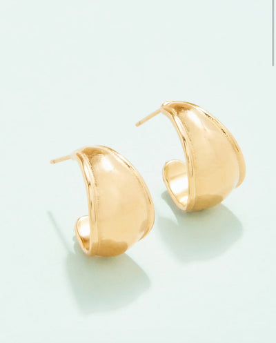 Spartina SP Hawser Hoop Earrings Gold
