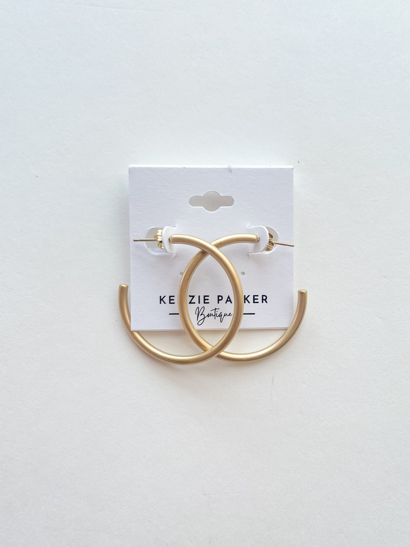 Water Resistant 40mm Open Hollow Earrings