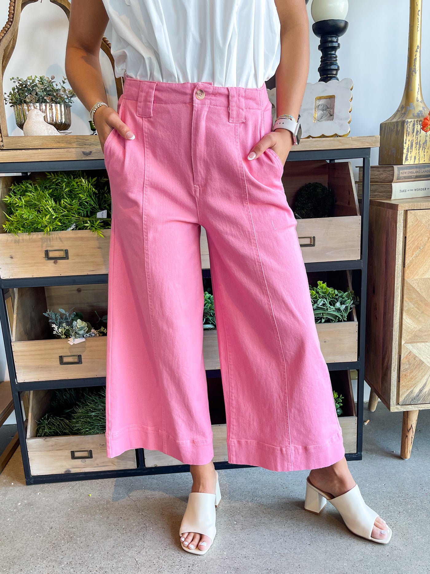 Whitley Entro Pink Denim