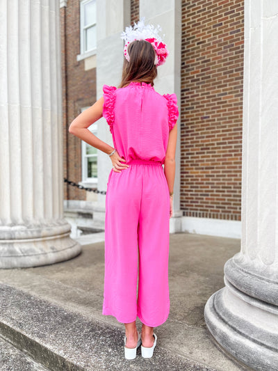Arlette Pink Jumpsuit