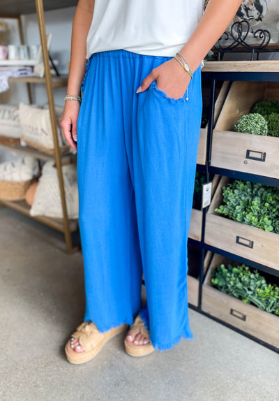 Umgee Ocean Wide Leg Pant