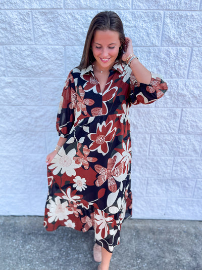 Umgee Rust Mix Shona Dress
