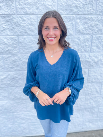 Lucia Teal Top