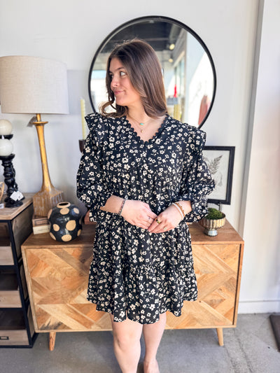 Black Mix Dalli Dress