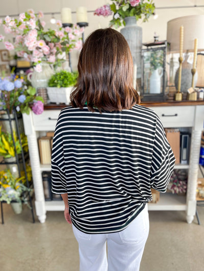 Kelly Green Trim Jodi Top