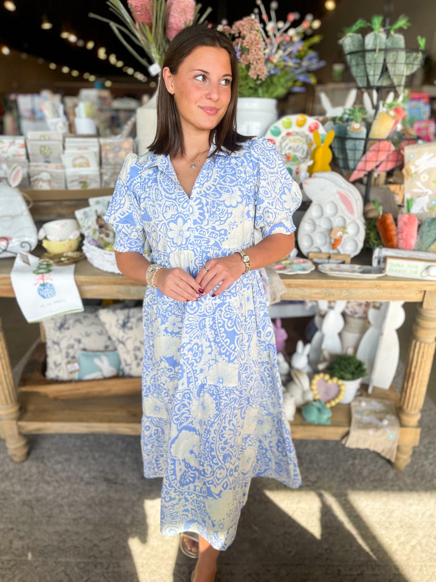 Umgee Blue Orchid Dress