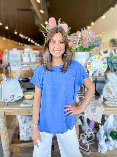 Orchid Blue Kennedy Top