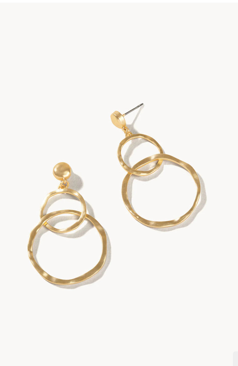 Ring Toss Earrings Gold