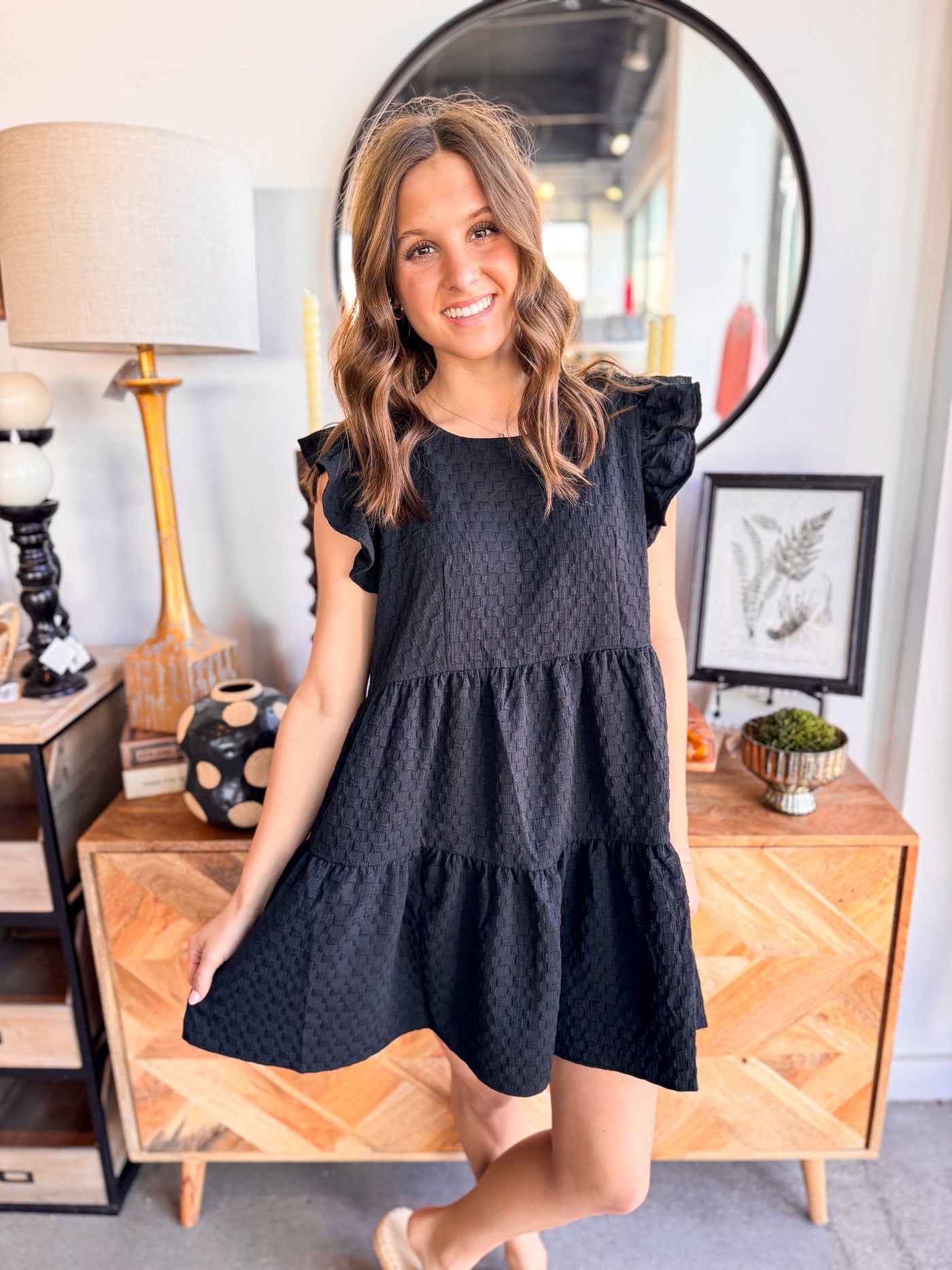 Umgee Black Avani Dress