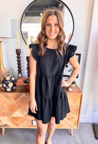 Umgee Black Avani Dress