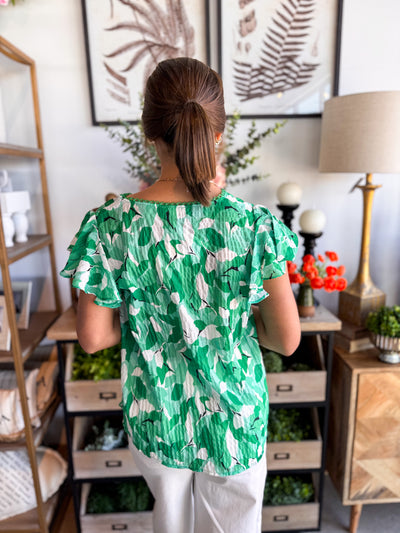 Easel Cap Sleeve Wylie Top