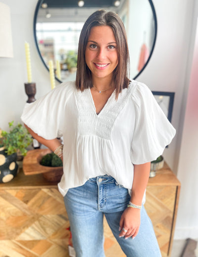 Umgee Ivory Tami Top