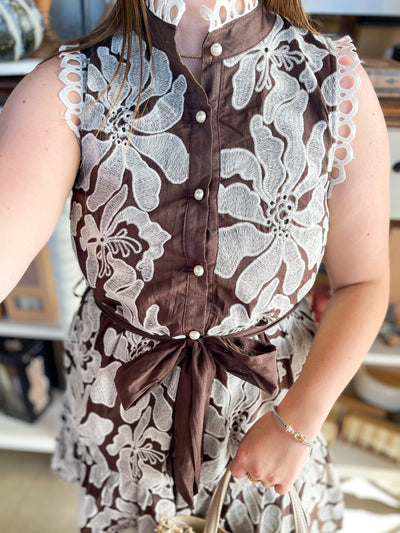 Entro Brown Addyson Dress