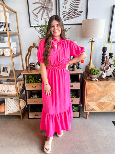 Valencia Pink Maxi Dress