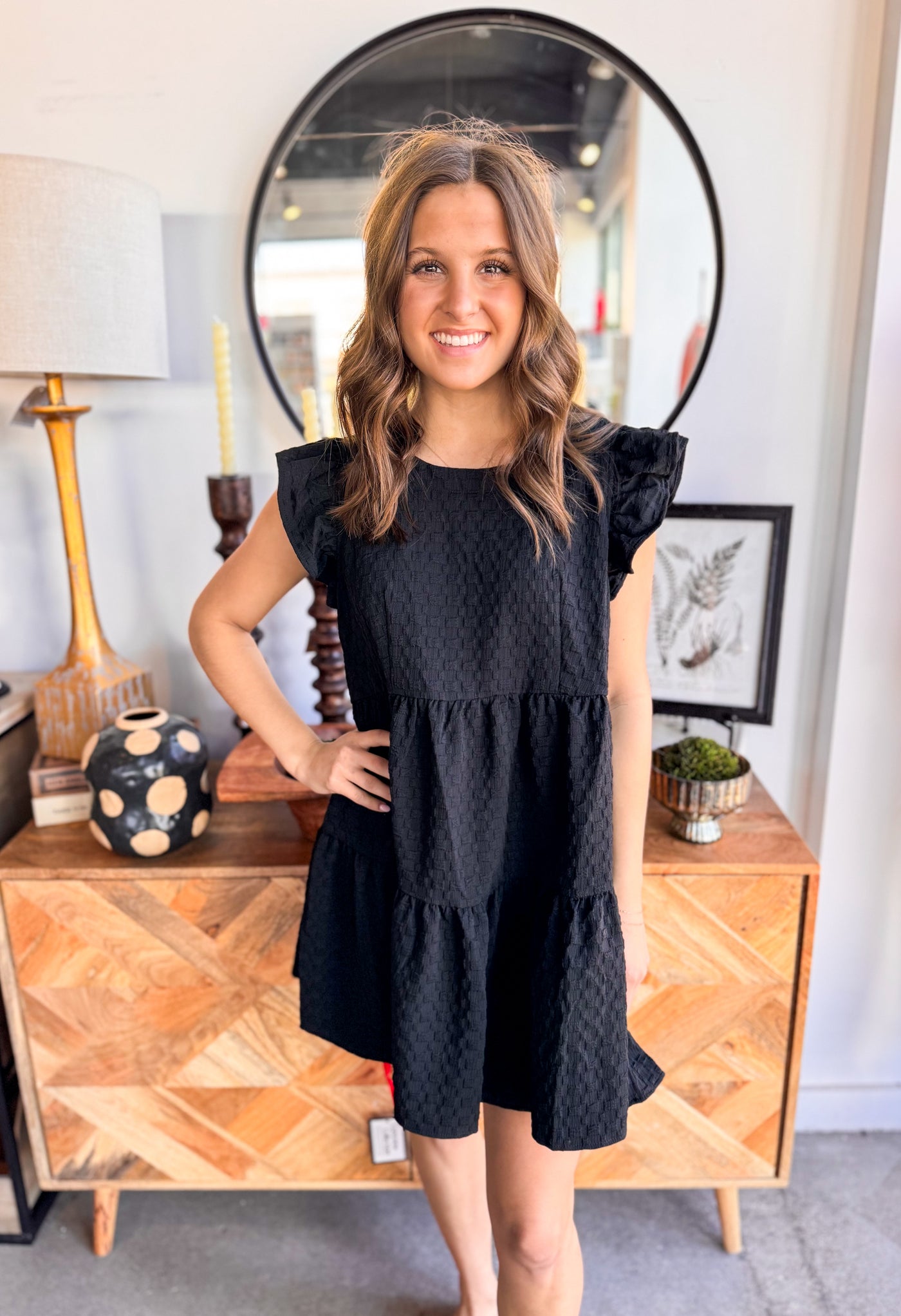 Umgee Black Avani Dress