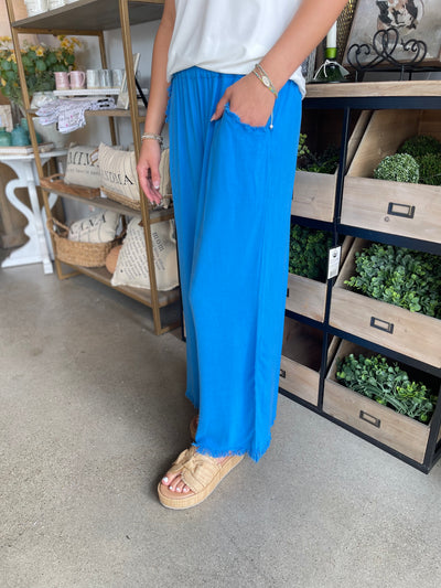 Umgee Ocean Wide Leg Pant
