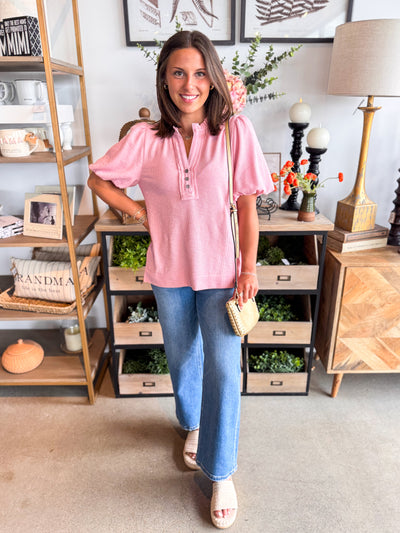 Wrenn Jodiful Baby Pink Top