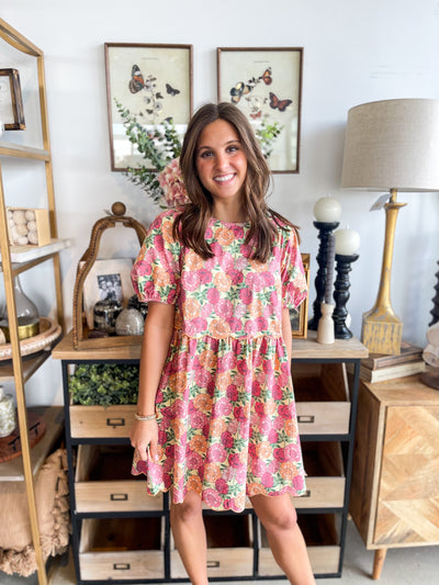Yellow Mix Olive Dress