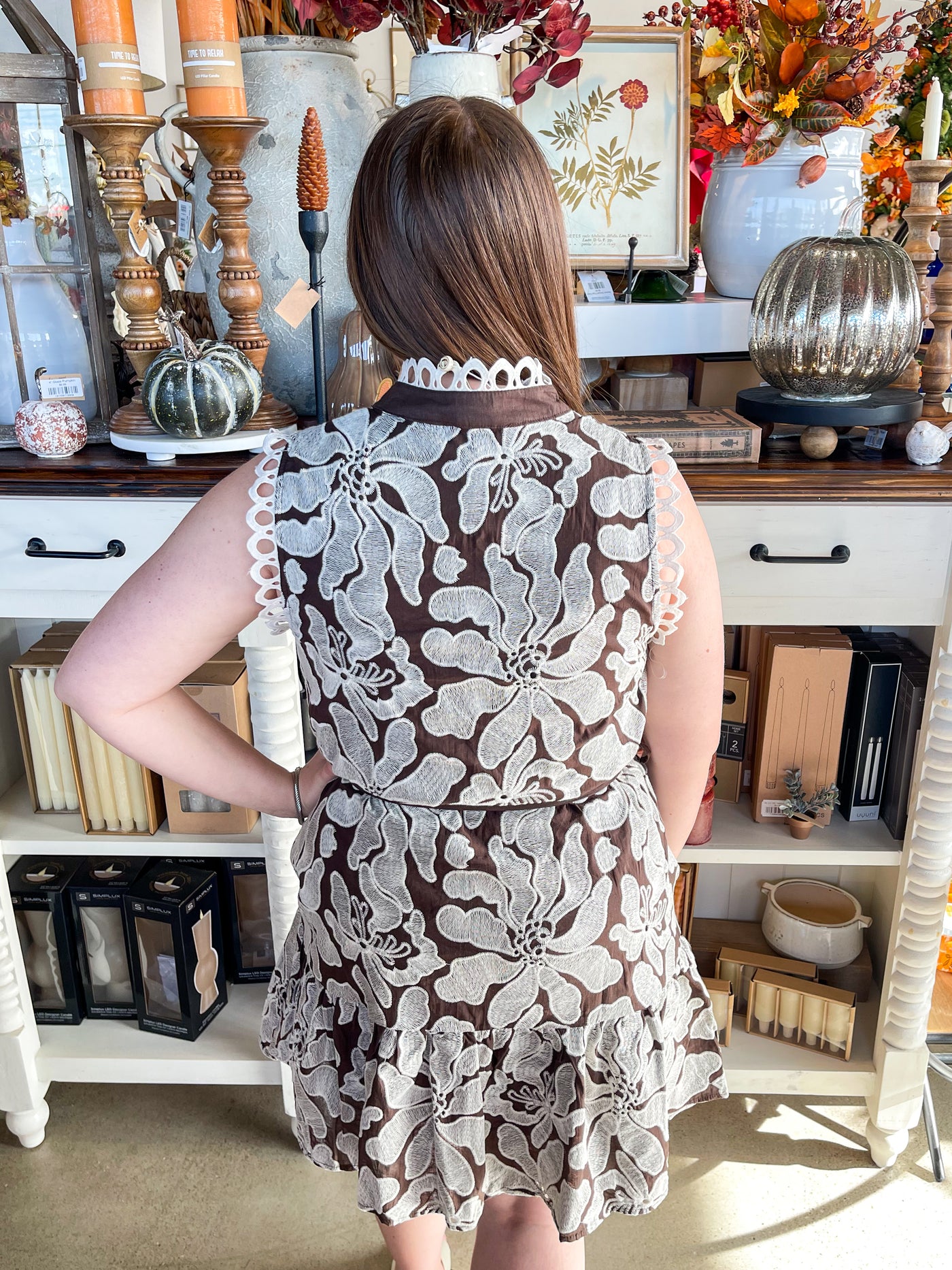 Entro Brown Addyson Dress