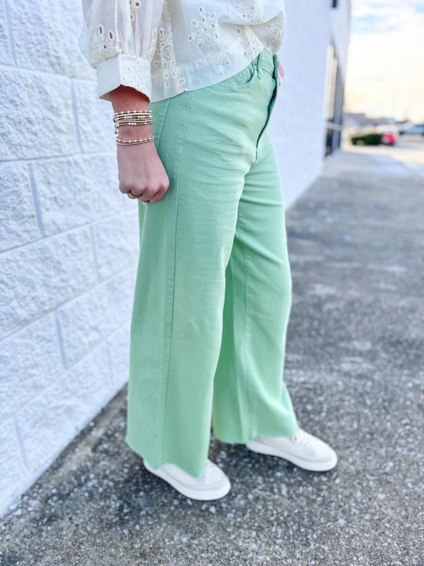 Sage Soft Twill Pants